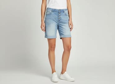 damskie krótkie spodenki jeansowe: Szorty damskie, rozmiar M — 6