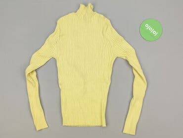 zara koszulka z prązkowanej dzianiny: Zara, Golf damski, S — 3