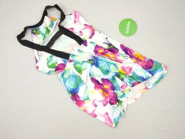 sukienka w kwiaty na wesele plus size: Women`s dress, size S — 4