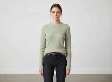 kurtki zimowe damskie wyprzedaż sinsay: Sinsay, Sweter damski, rozmiar L — 6