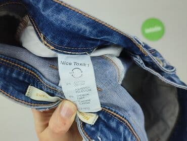 spodenki jeansowe z wysokim stanem pull and bear: Jeanswear, Szorty dla mężczyzn, rozmiar S — 5