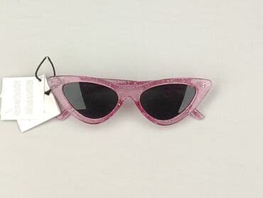 fuksjowe dodatki do sukienki: Glasses, Sunglasses, Cat eyes design, condition - Perfect — 1