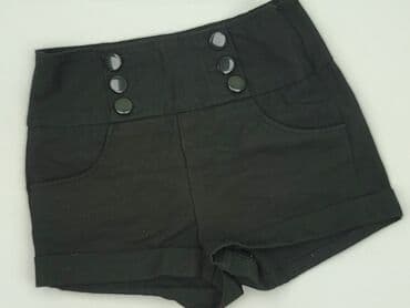 krótkie czarne spodenki materiałowe: ONLY, Szorty damskie, rozmiar S — 1