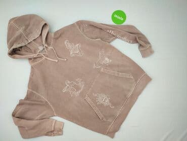 oversized t shirty basic: PULL&BEAR, Bluza z kapturem damska, rozmiar M — 2