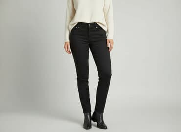 legginsy woskowane push up: Miaoni, Spodnie materiałowe damskie, M — 6