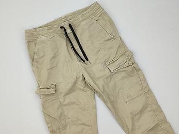 czarne cargo pull and bear: Spodnie dla mężczyzn, rozmiar S — 1