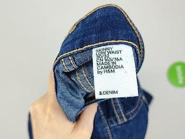 hm basic t shirt: H&M, Jeansy damskie, rozmiar M — 4