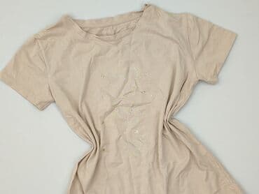 beżowe t shirty: T-shirt damski, rozmiar S — 1