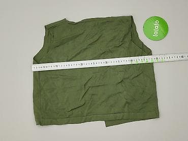 narzutka khaki: Mulaya, Kamizelka damska, rozmiar One size — 5