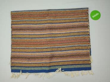 Dekoracje do domu: Tkany chodnik/mały dywan w paski - Wzór: wielobarwne pasy i drobna — 3