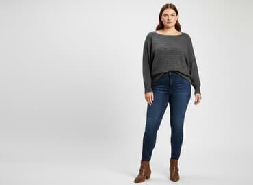 sweter open shoulder: Sweter damski, 4XL — 6