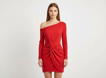 bonprix sukienki czerwone: Pakuten, Sukienka damska, rozmiar S — 7