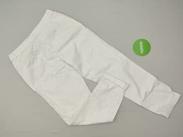 białe spodnie damskie mohito: Orsay, Spodnie materiałowe damskie, rozmiar S — 3