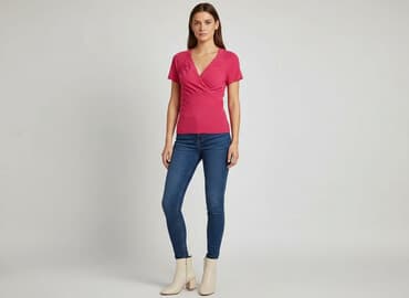 apricot bluzki: Bluzka damska, rozmiar S — 5