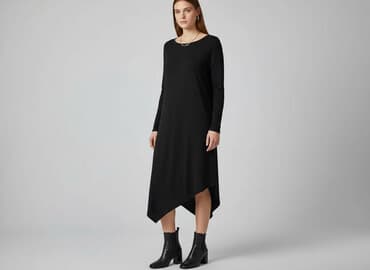 sukienka i długie kozaki: Women`s dress, size S — 1