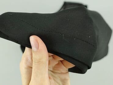 czarna sukienka z przezroczystymi rękawami: Women`s dress, size S — 5