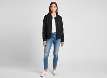 bomber spodnie: Kurtka bomberka damska, rozmiar M — 6