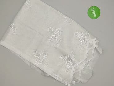 Biała firanka żakardowa z haftem liści - Delikatna, półprzezroczysta — 2