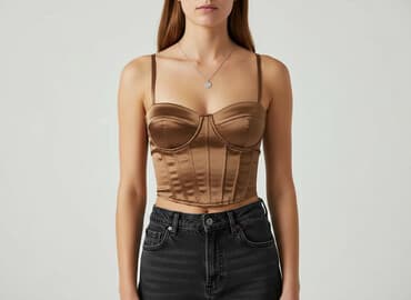 gorsetowe bluzki: H&M Divided, Top damski, rozmiar XS — 6