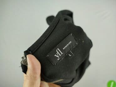 krótkie czarne skórzane spodenki: Reserved YFL, Sukienka damska, rozmiar L — 4