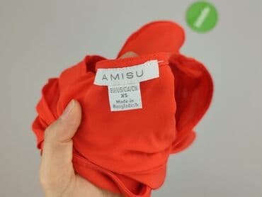 bluza z czerwonym napisem: Amisu, Bluzka damska, rozmiar XS — 4
