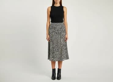 plisowane spódnice w cętki: Spódnica damska, rozmiar XS — 1