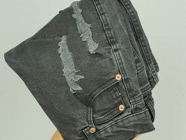 brązowe spodnie woskowane stradivarius: PULL&BEAR, Jeansy dla mężczyzn, rozmiar S — 6