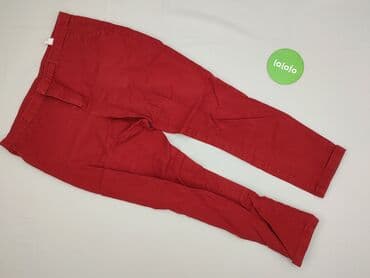 czerwone chinosy damskie: Medicine, Spodnie materiałowe damskie, rozmiar M — 3