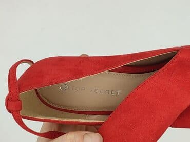 czarne buty na obcasie ccc: Top Secret, Półbuty damskie, rozmiar 38 — 7