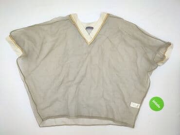 dodatki do beżowej sukienki: Bluzka damska, rozmiar 4XL — 3