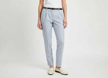 polskie jeansy prl poznań: H&M, Spodnie materiałowe damskie, rozmiar XS — 7