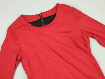 czerwone sukienki plus size: Sukienka damska, rozmiar L — 1