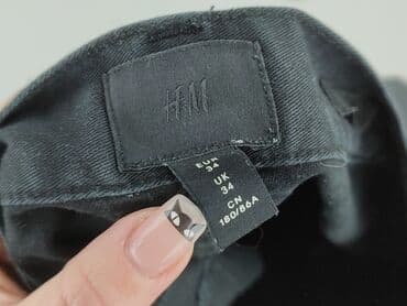 orsay spodnie woskowane czarne: H&M, Jeansy dla mężczyzn, rozmiar M — 4