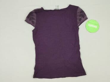 fioletowa koszulka h m: H&M, T-shirt damski, rozmiar S — 3