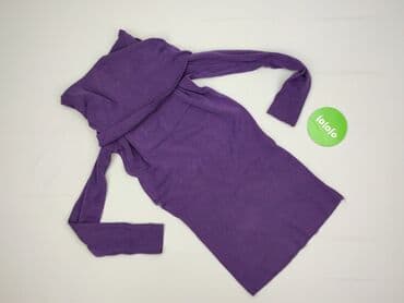 fioletowa sukienka z długim rękawem: Sukienka damska, rozmiar S — 4