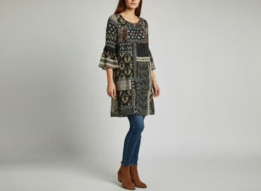 eleganckie sukienki w stylu boho: Sukienka damska, rozmiar M — 1