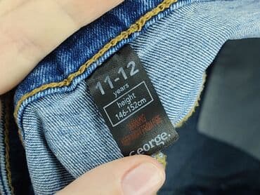 obcisłe jeansy: Jeans, George, 12 years, 146/152, condition - Perfect — 4
