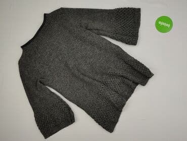 sweter piórkowy na drutach: Sweter damski, rozmiar S — 3