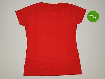 ceglasty kolor: Fruit Of The Loom, T-shirt damski, rozmiar M — 3
