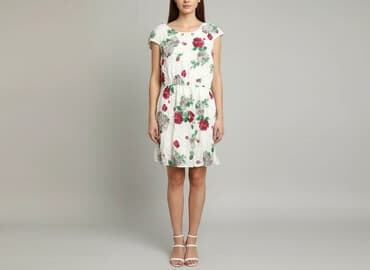 suknia biala: Sukienka damska, rozmiar S — 5