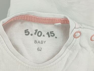 różowa koszulka niemiec: Blouse, 5.10.15, 1-3 months, condition - Very good — 4