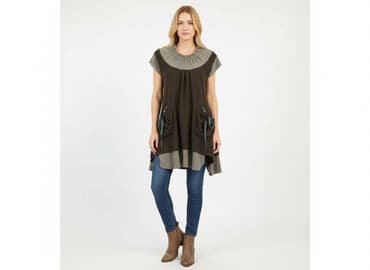 sukienki dzianinowe polska: Tunika damska, rozmiar M — 6