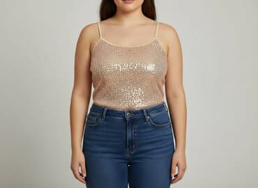 cekiny do sukienki: Shein, Top damski, rozmiar 2XL — 7