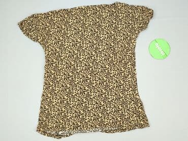 jeansy damskie podarte: Leopard, T-shirt damski, rozmiar M — 3