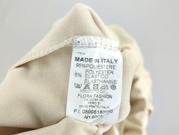 kremowe jeansy damskie: Spodnie materiałowe damskie, rozmiar S — 4