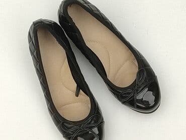 srebrne buty na słupku ccc: Flat shoes for women, size 37 — 1