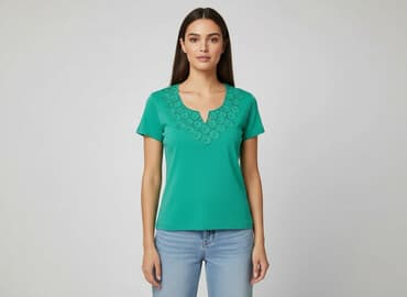 gatta koszulki z koronką: T-shirt damski, rozmiar L — 6