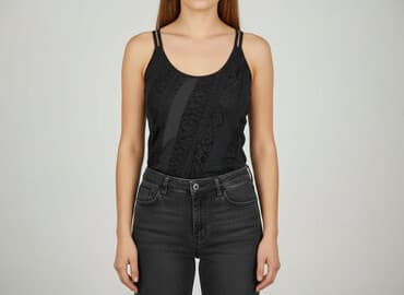 bluzki koronka allegro: T-shirt damski, rozmiar S — 5