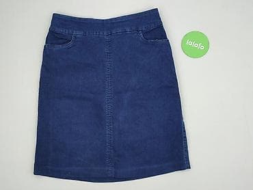 jeans raw blue: Spódnica damska, rozmiar L — 2