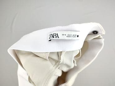 klapki chanel biale: Zara, Spodnie materiałowe damskie, rozmiar S — 4